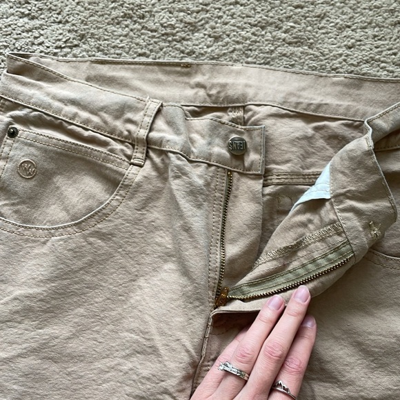 Western Welder Outfitters Quick Draw Khaki Jeans Men’s 32x30 Workwear Gorpcore - Picture 3 of 13